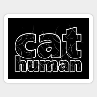 Cat Human Gray Hair Magnet